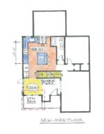 Consult for homeowner. Interior re-design with new stairs.